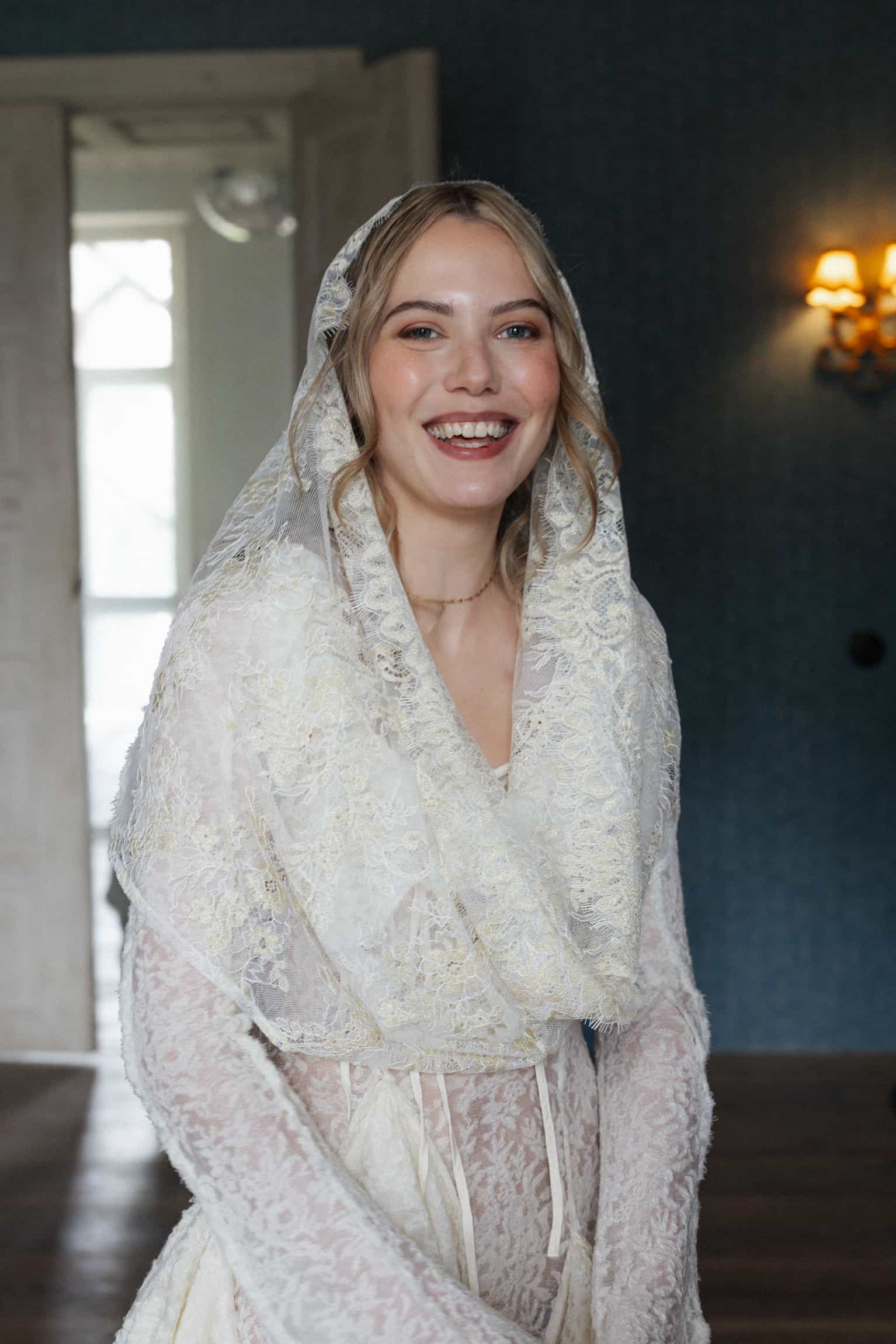 Authentischer Moment vom Hochzeitstag