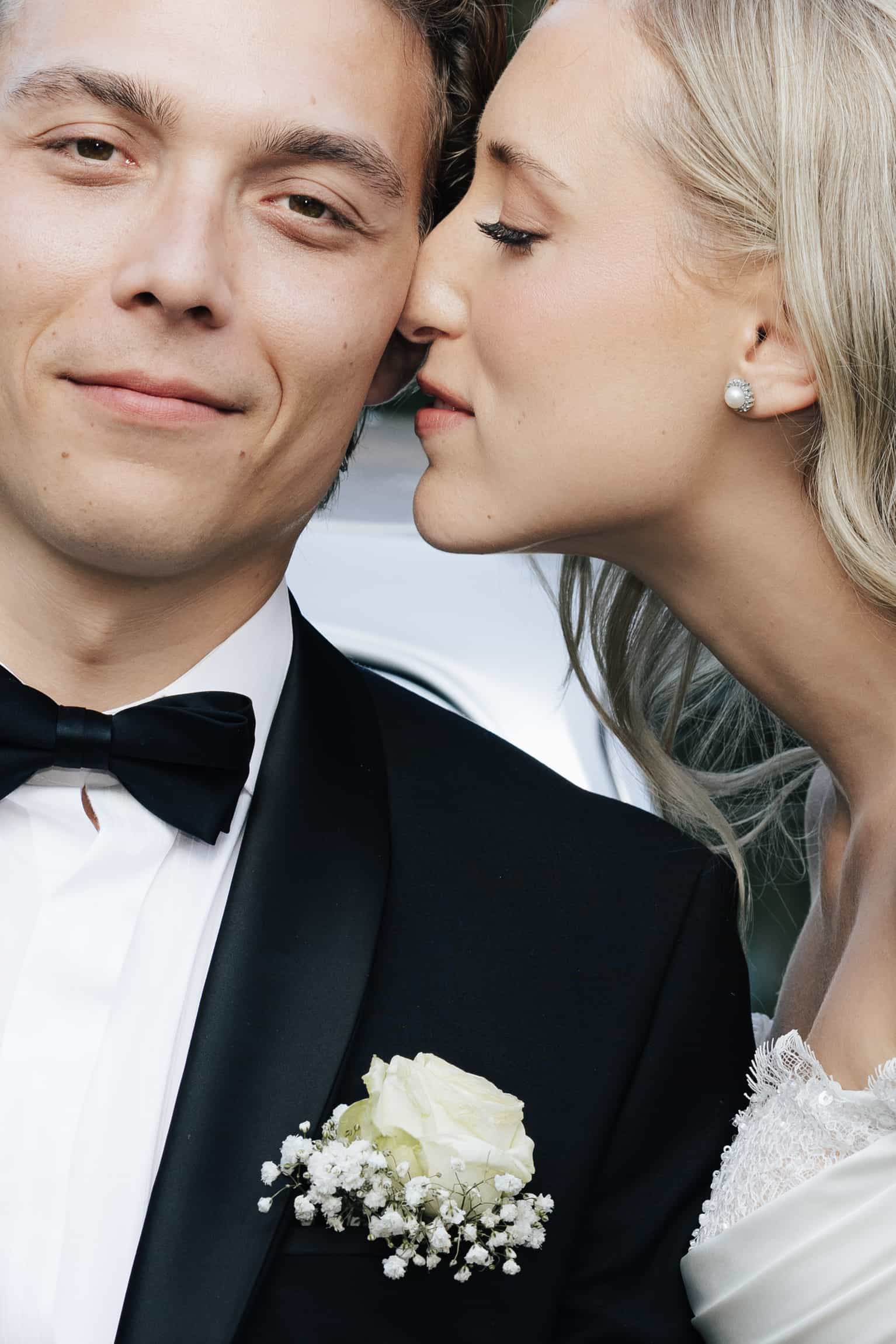Ungestellte dokumentarische Hochzeitsaufnahme